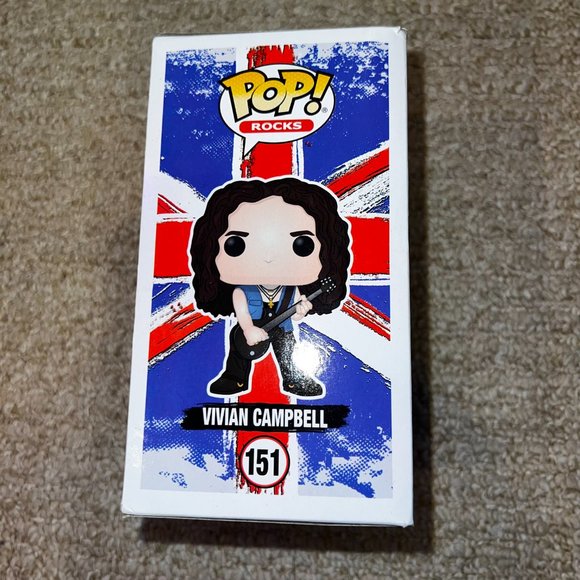 Funko 151 Def Leppard Vivian Campbell in Box - Picture 5 of 8